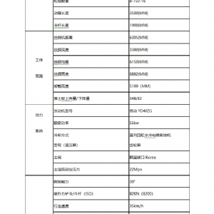 75輪式挖掘機(jī)